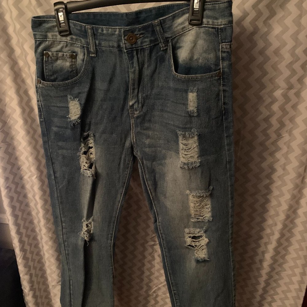 Amazon distressed Jeans